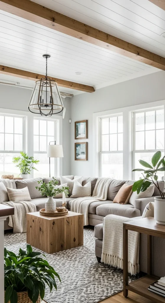 Shiplap Ceiling Charm