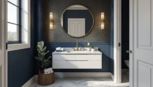 Small powder room decorating ideas