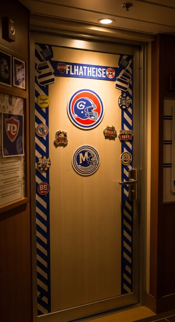 Sports team cruise door