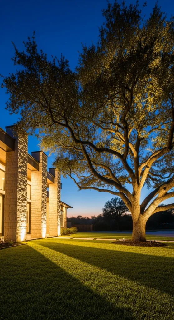 Spotlight landscape lighting ideas