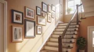 Stairway wall decoration ideas