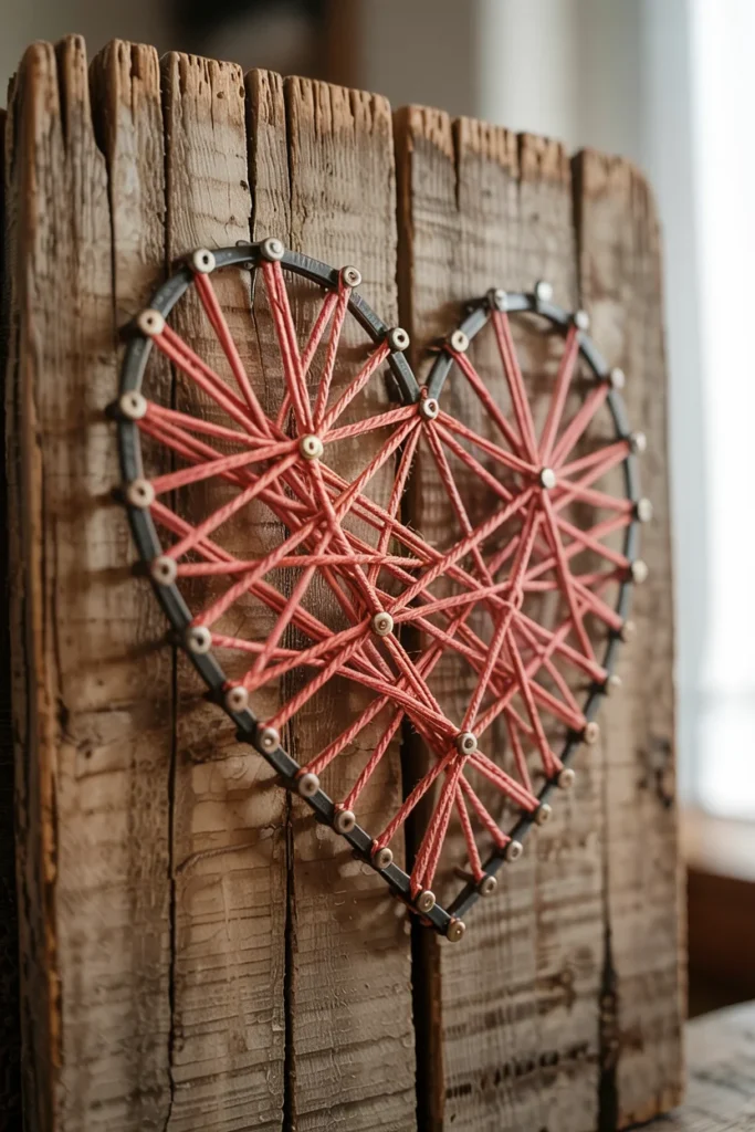String art wall decor