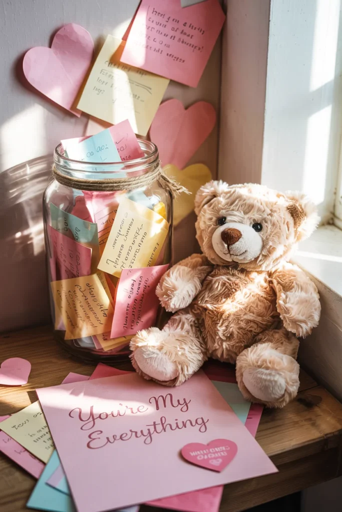 Teddy day love jar
