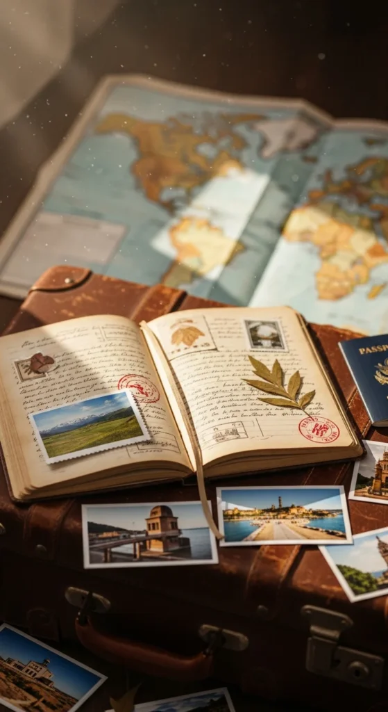 Travel journal anniversary gift