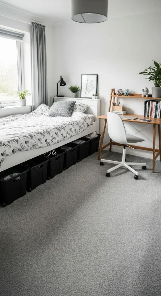 Under-Bed Storage Bins for Small Spaces