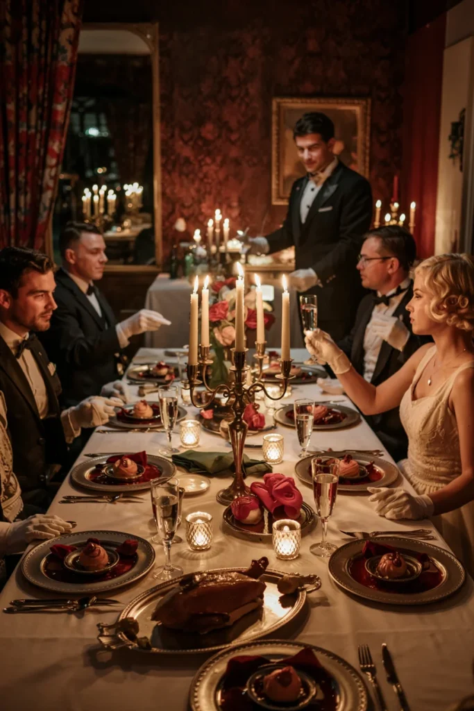 Valentine mystery dinner party