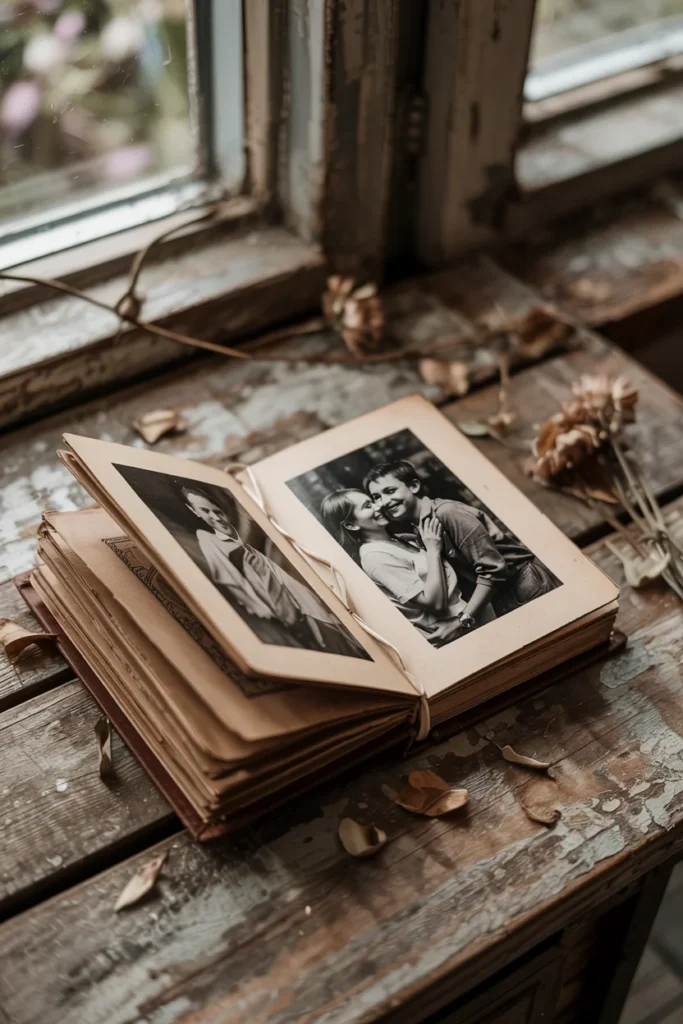 Valentine photo album gift