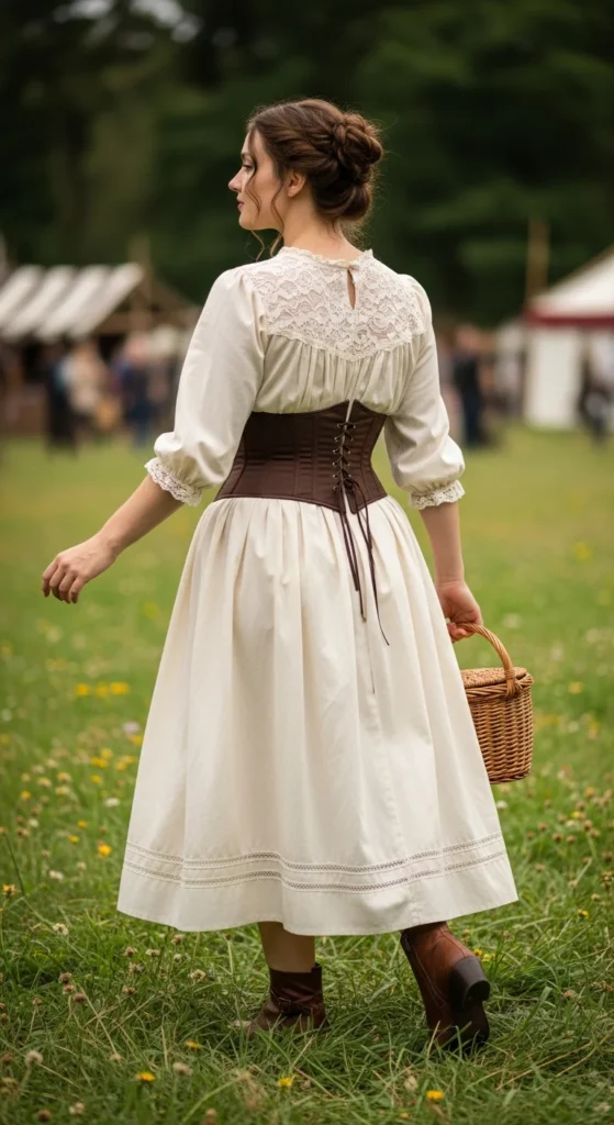 Vintage lace nightgown Renaissance