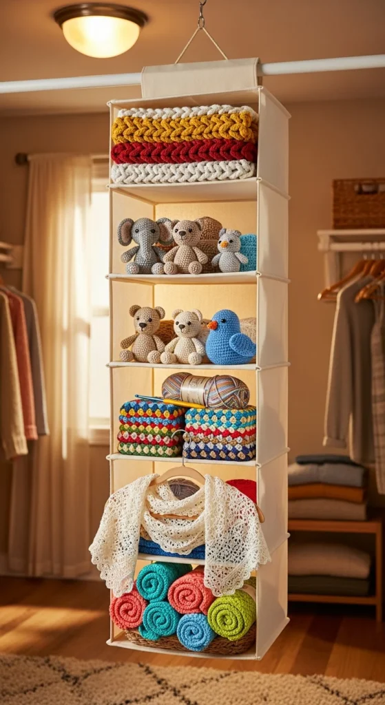 WIP storage closet organizer