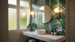 Wallpaper Design Ideas for Bathrooms