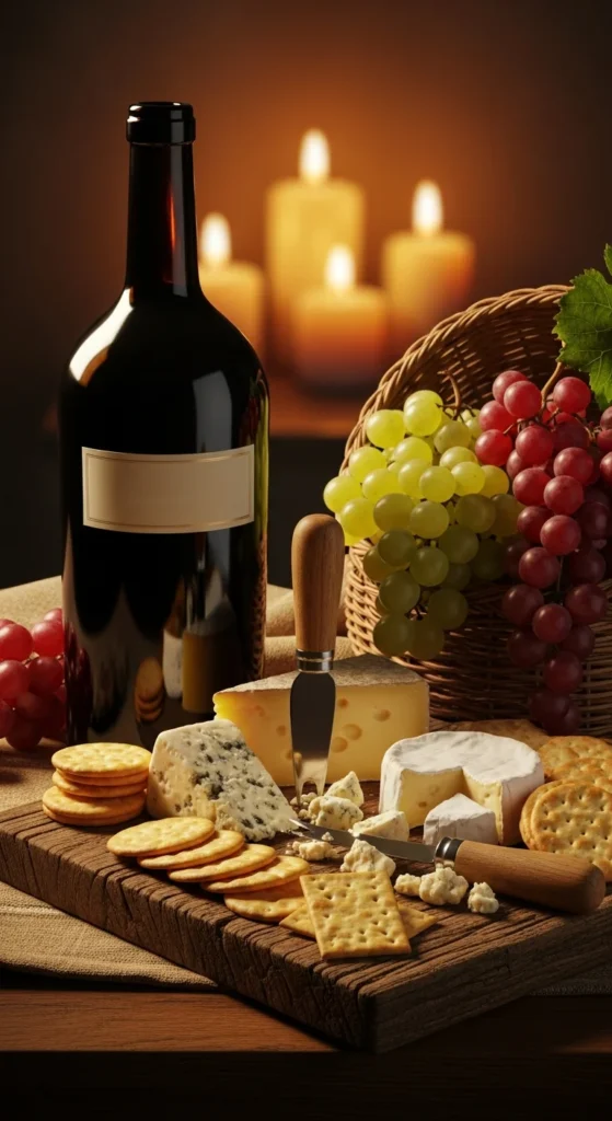 Wine and chocolate gift sets