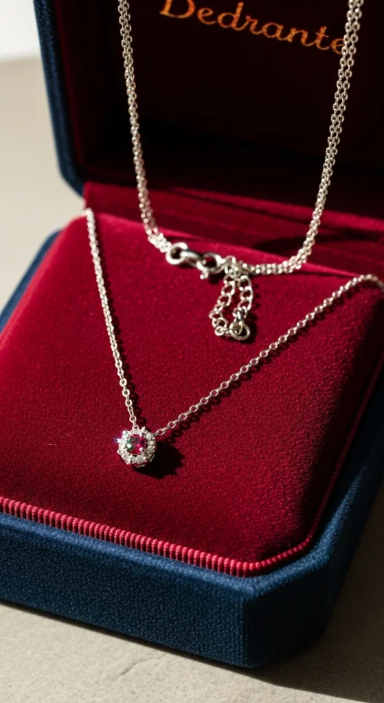 personalized birthstone necklace