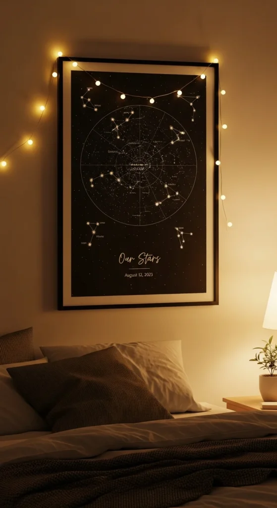 personalized star map gift