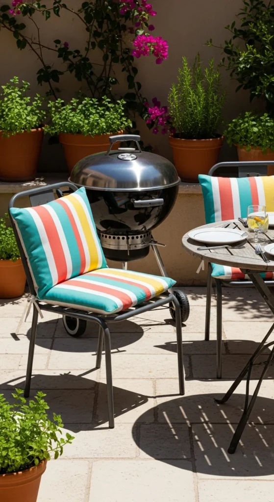 small patio furniture grilling