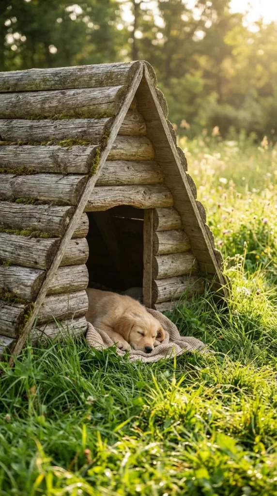 A-frame dog house ideas
