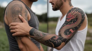 Arm sleeve cover up tattoos