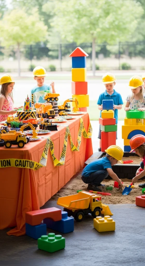 Construction birthday party decorations ideas