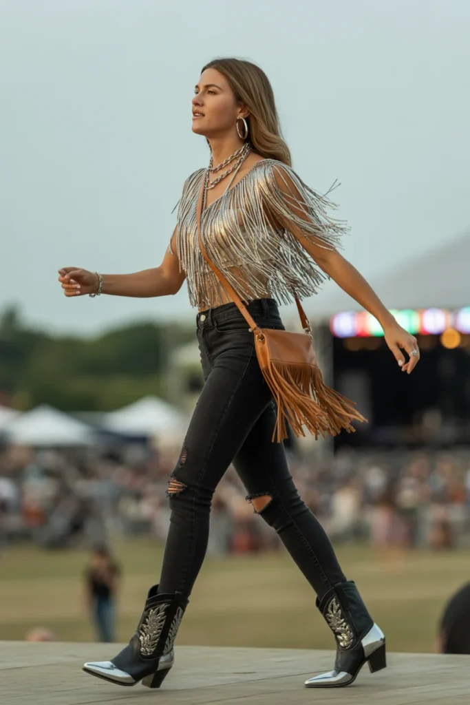 Country concert western outfit