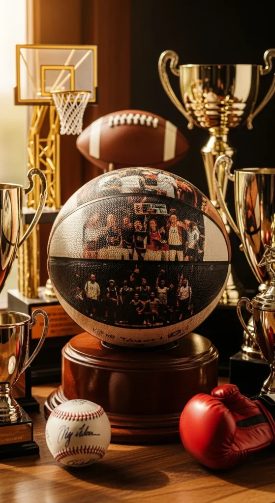 Custom photo basketball gift