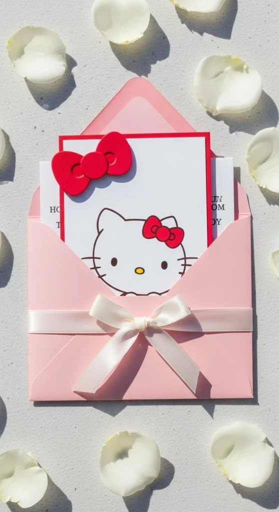 Hello Kitty invitations
