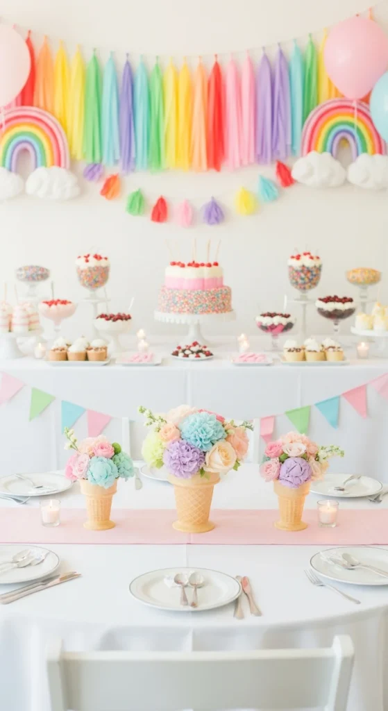 Ice cream baby shower ideas