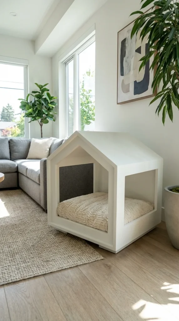 Indoor dog house furniture