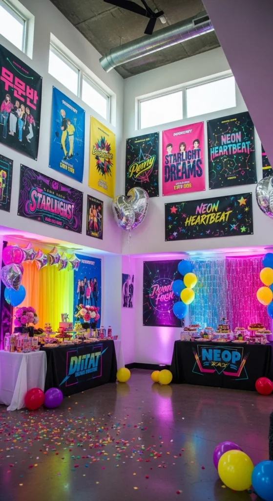 K-pop banners party decorations