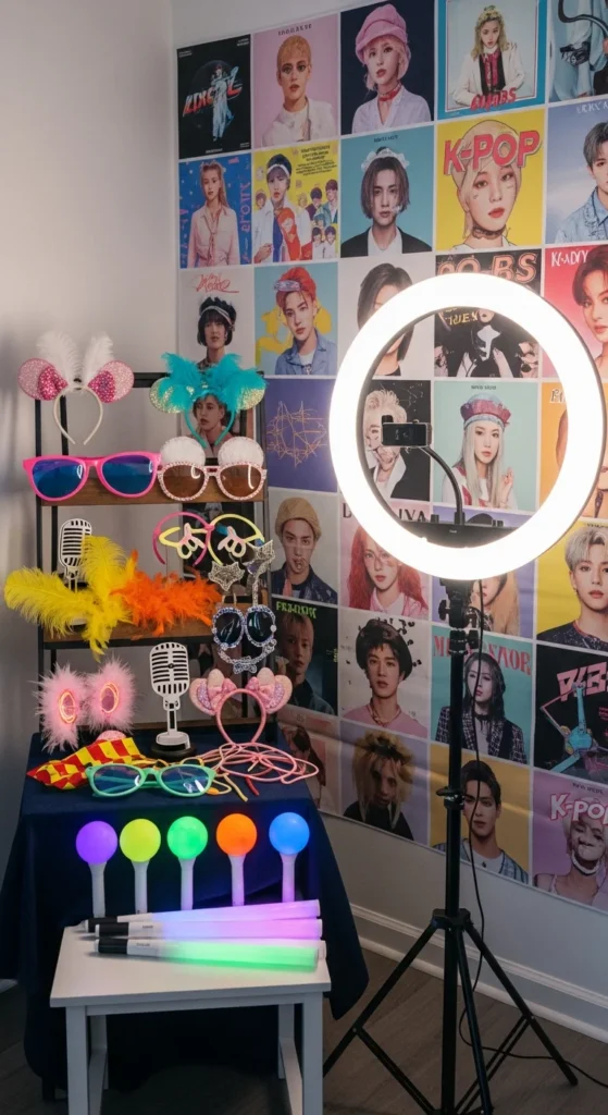 K-pop photobooth setup ideas