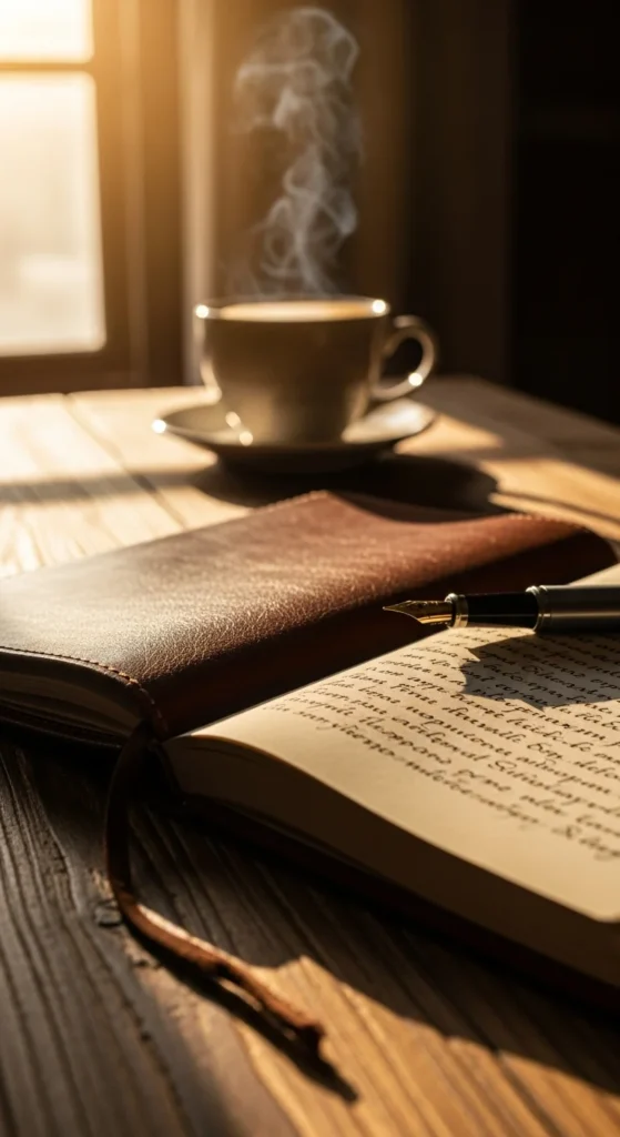 Luxury leather journal gift