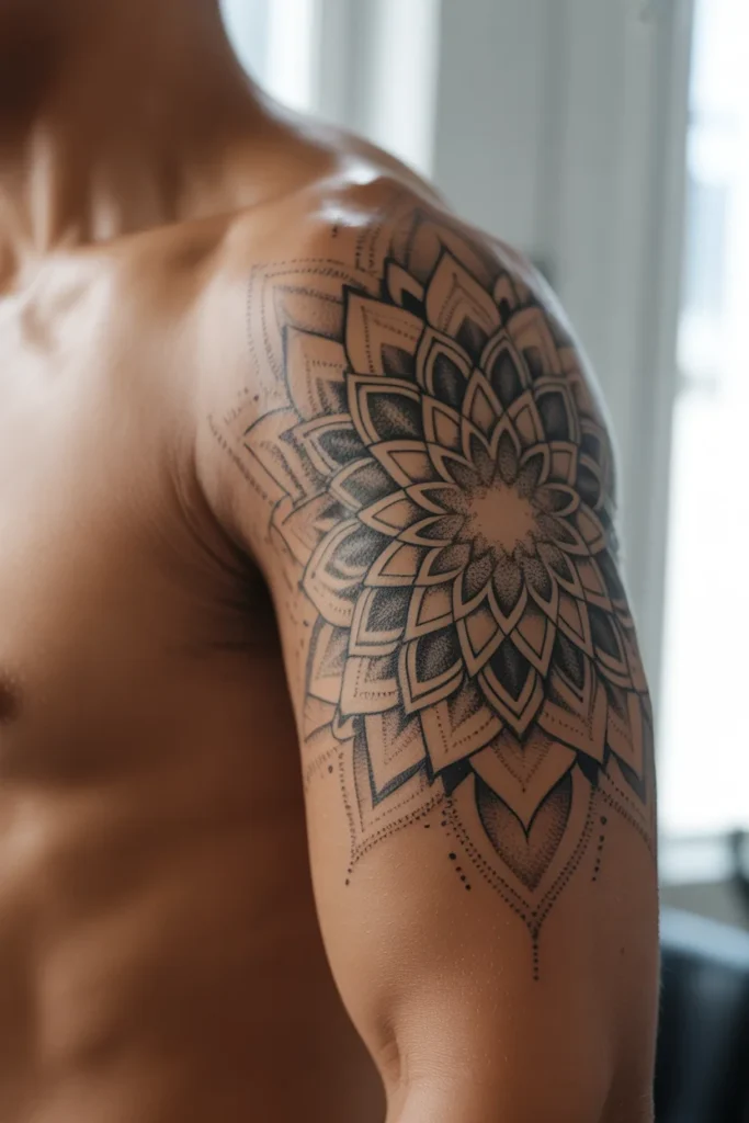 Mandala upper arm cover up