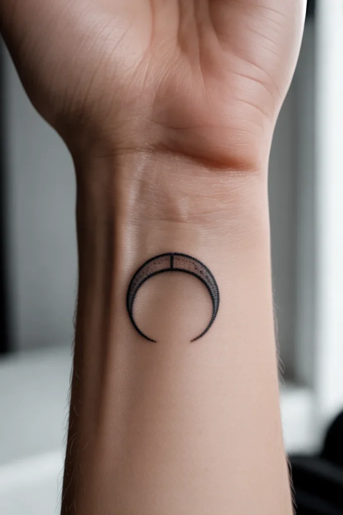 Minimalist goddess tattoo idea
