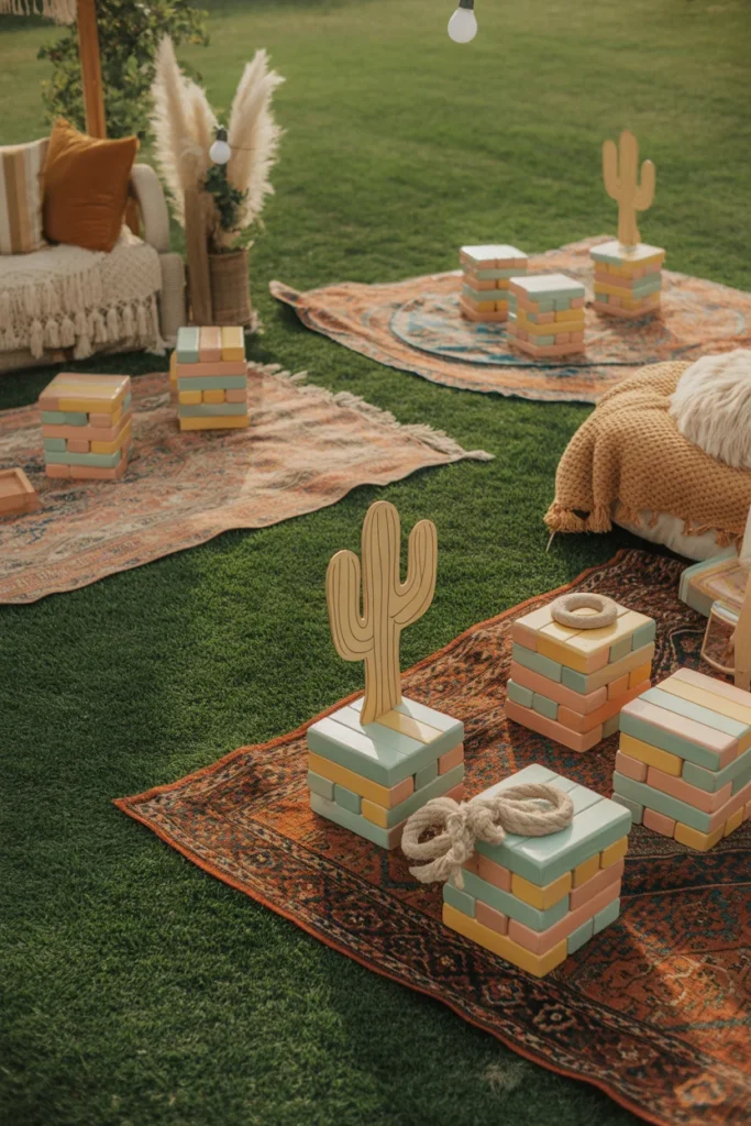 Music festival games setup