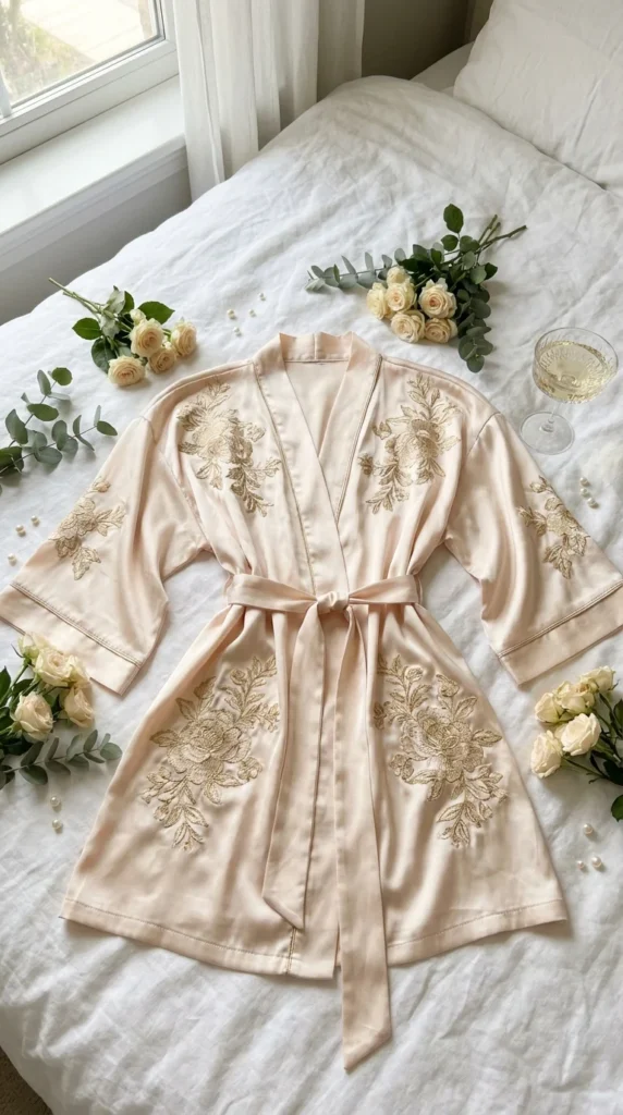 Personalized bride robe — spinster party gift ideas