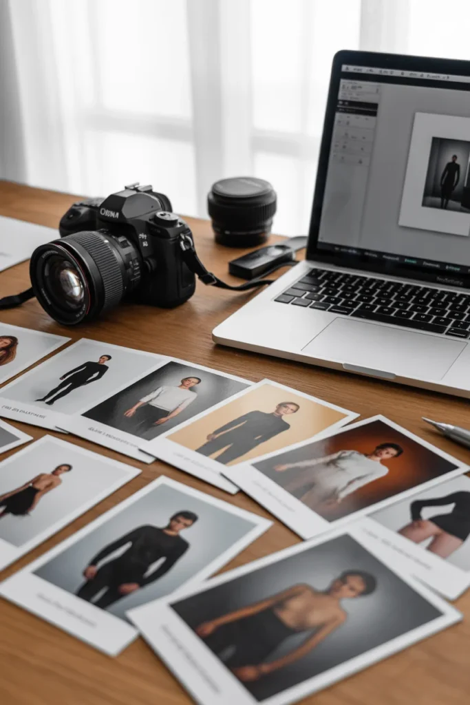 Photography pose idea cards