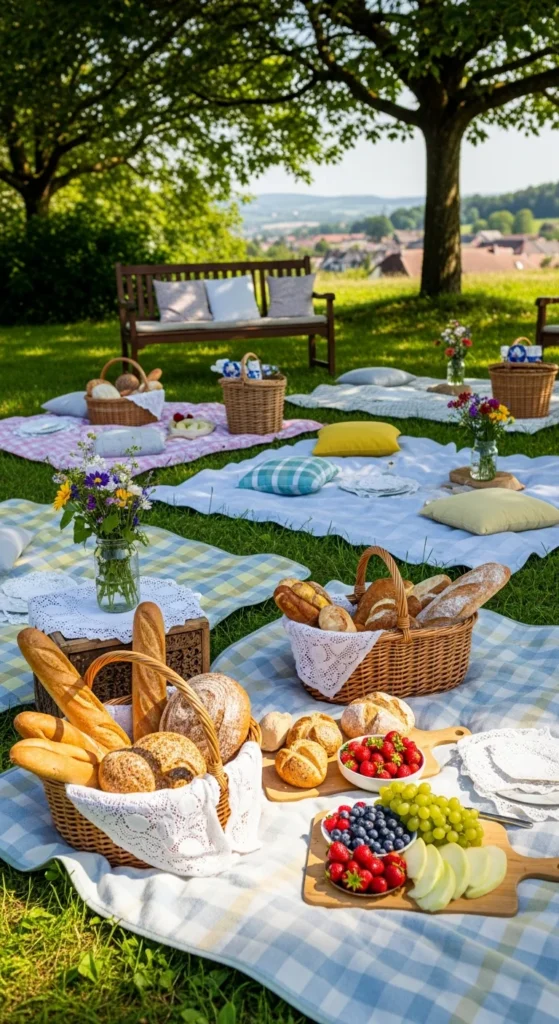 Picnic themed baby shower
