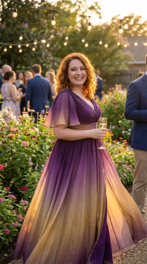 Plus size Mardi Gras gown