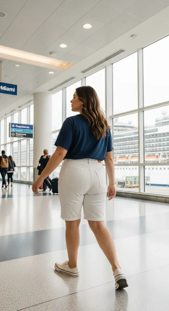 Plus size cruise outfit Miami