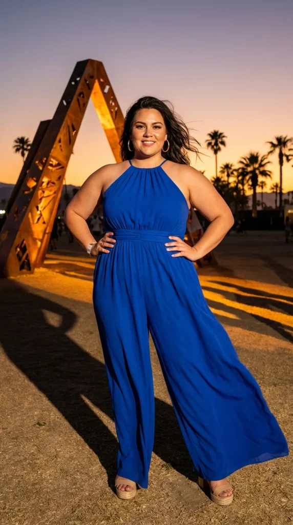 Plus size festival jumpsuit Coachella