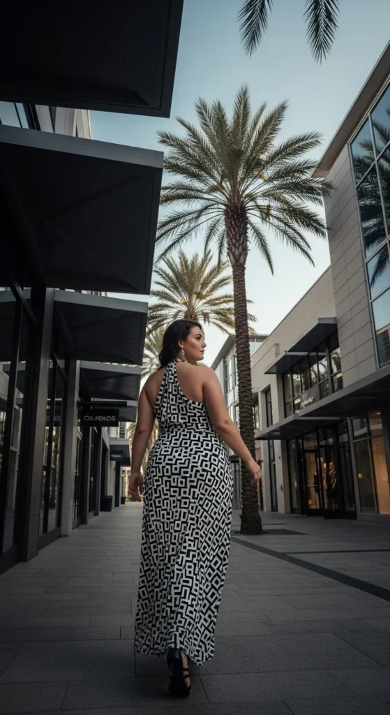 Plus size maxi dress Miami