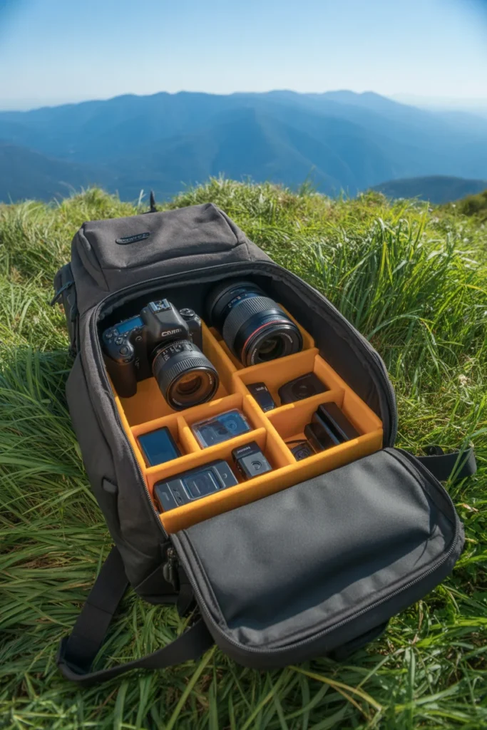 Professional camera backpack