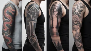 Right arm sleeve tattoos