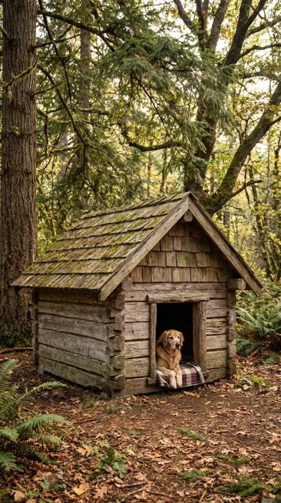 Rustic dog house ideas
