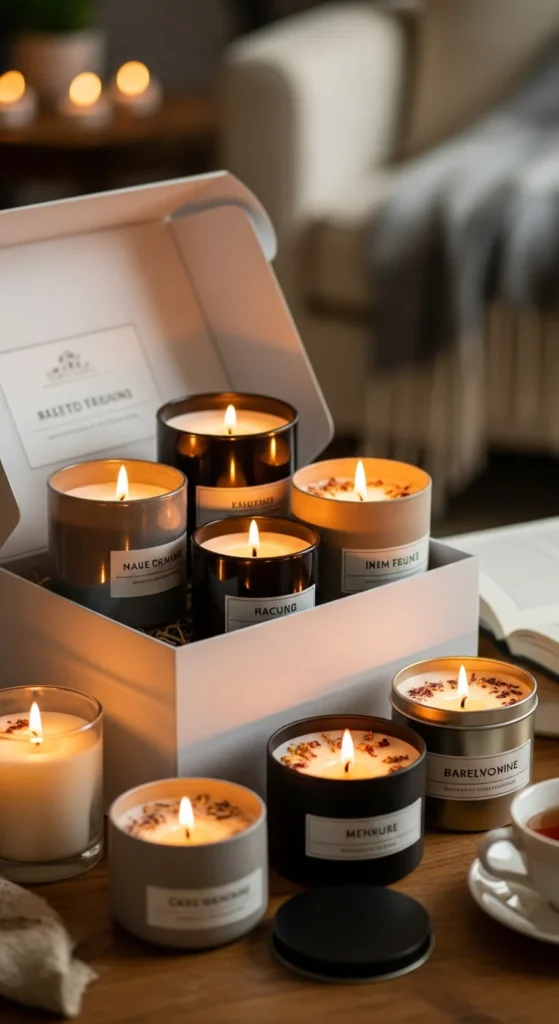 Scented candle subscription box