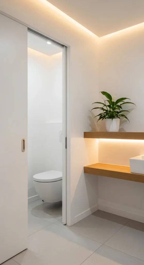 Separate toilet compartment design