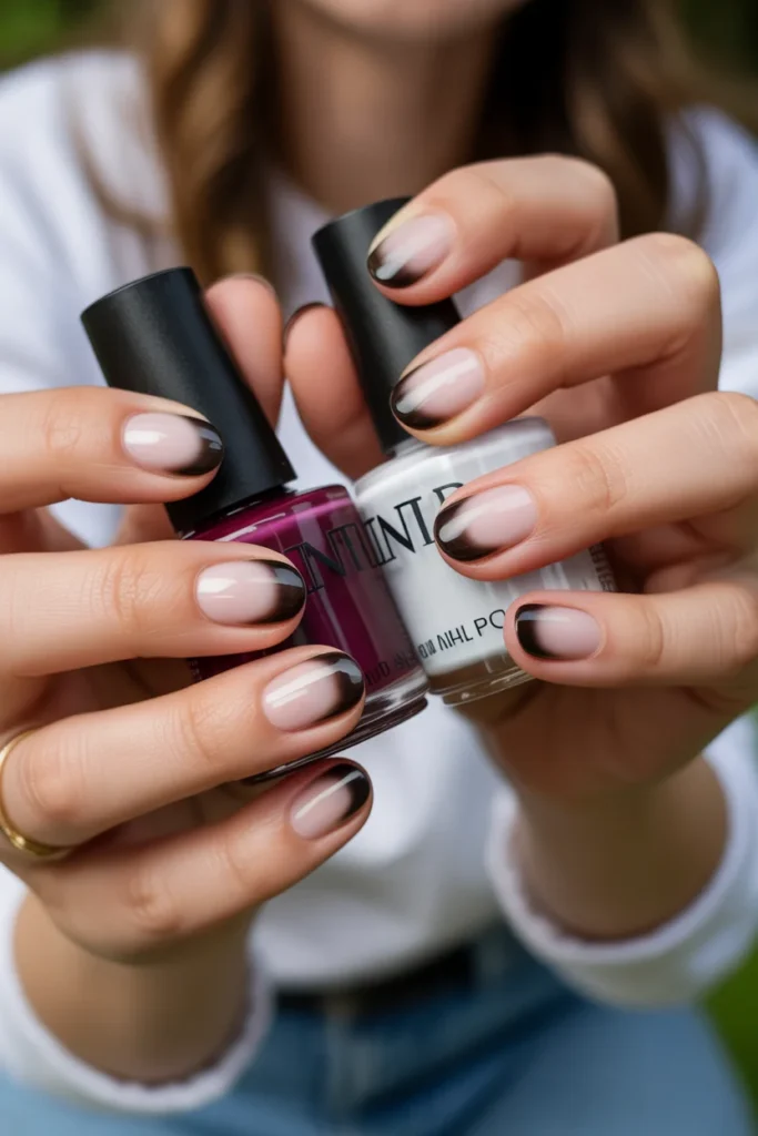 Simple DIY ombre nails