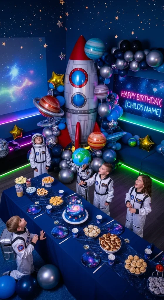 Space party ideas for kindergarten