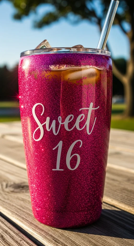 Sweet 16 personalized tumbler