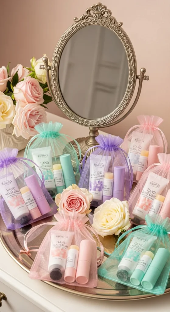 Wedding hand cream favor sets
