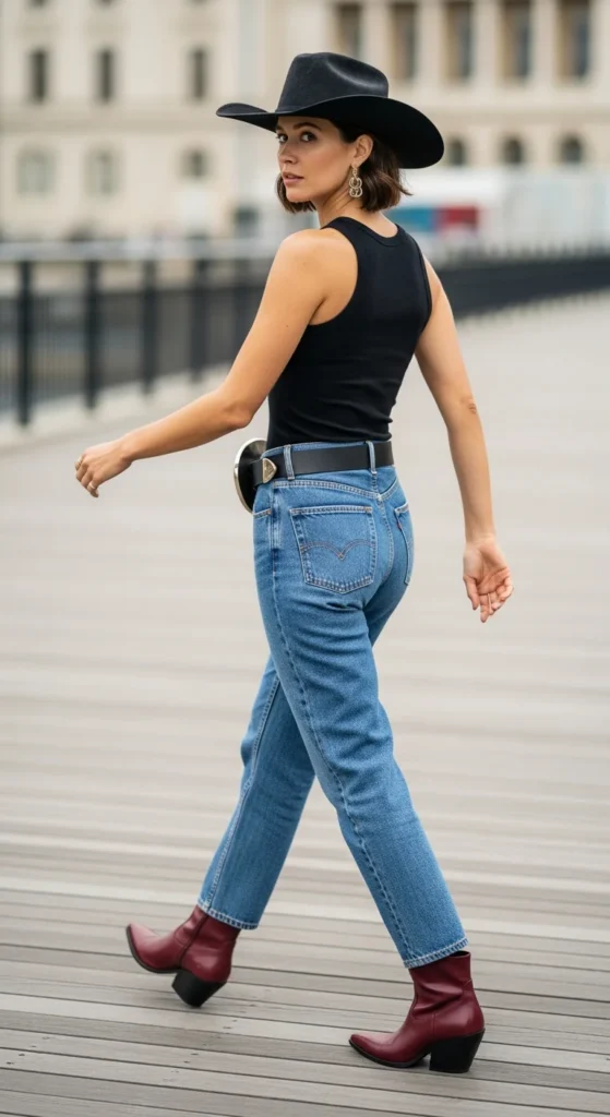 Western belt buckle outfit