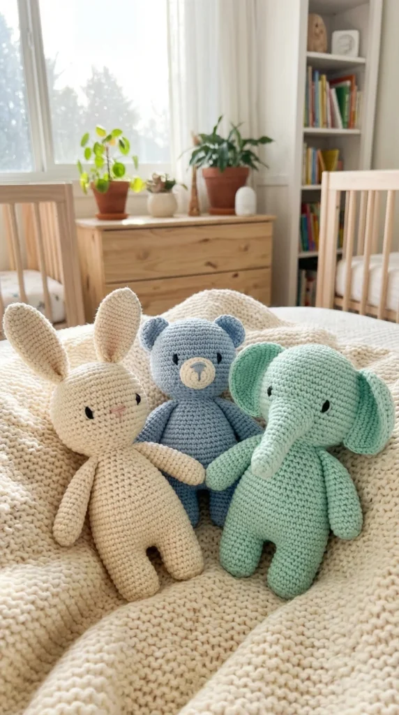 amigurumi stuffed animal baby gift